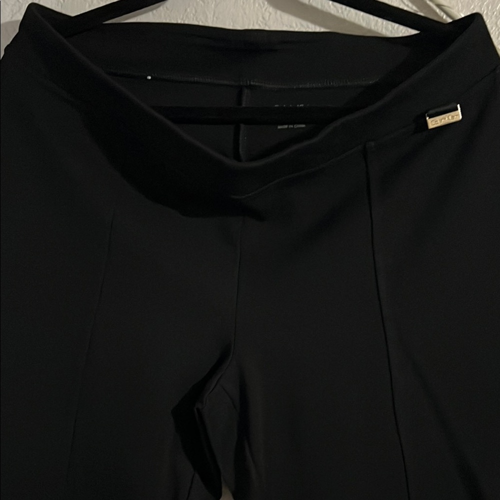 Calvin Klein Black Leggings with Wide Waistband